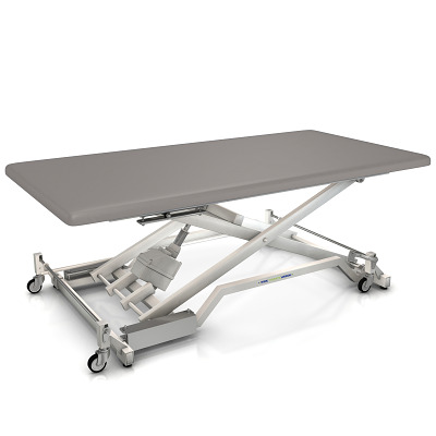HWK Therapieliegen Elektrische Therapieliege "Kingsize E1", Chrom, 200x120 cm