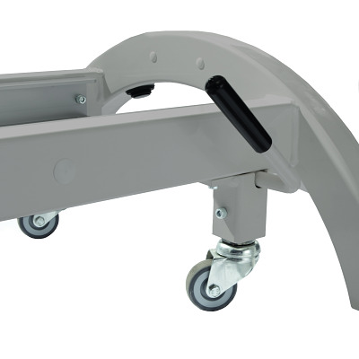 HWK Therapieliegen Rollensystem für Therapieliegen "Impuls", Graualuminium