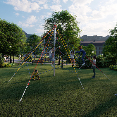 Huck Seilspielgeräte Seilpyramide "Super-Climb", Midi
