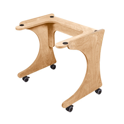 Thumbnail - RelaxSensation Rolltisch "ManuTherm", Nussbaum