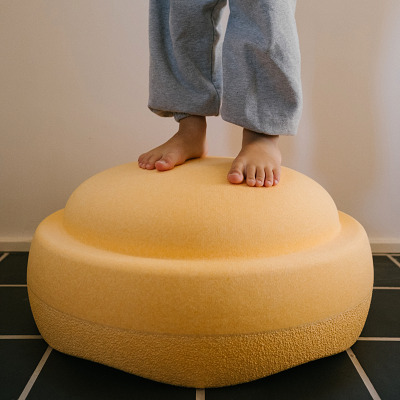 Thumbnail - Stapelstein Balancierstein "Grow", Orange, Pastel