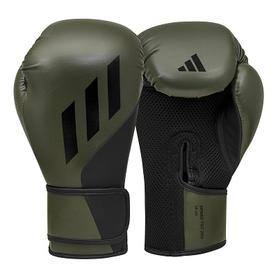 Thumbnail - Adidas Boxhandschuhe "Speed Tilt 200", 10 oz., Oliv-Schwarz