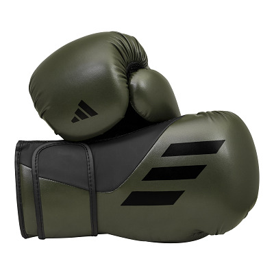 Thumbnail - Adidas Boxhandschuhe "Speed Tilt 200", 14 oz., Oliv-Schwarz