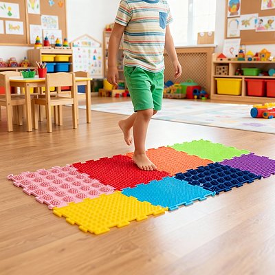 Thumbnail - Sport-Thieme Strukturmatten-Set "Sensorik", 6er Set