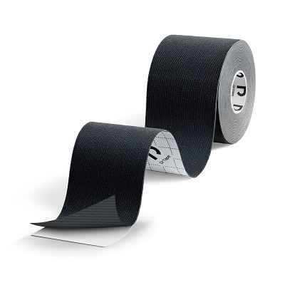 DrTape Kinesiologie-Tape "5 m", Schwarz