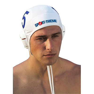 Sport-Thieme Wasserballkappen-Set "Innovator", Weiß