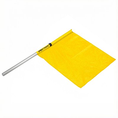 Sport-Thieme Kampfrichterfahne "Colour", Aluminium-Griff, Gelb