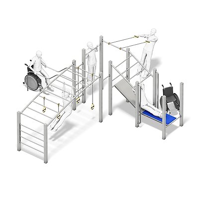 Thumbnail - Playparc Calisthenics-Anlage 4FCIRCLE "Alltogether 1"