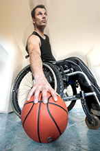 Rollstuhlbasketball seit 1960 Disziplin der Paralympics!
