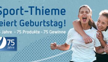 75 Jahre Sport-Thieme: Wir feiern Geburtstag!
