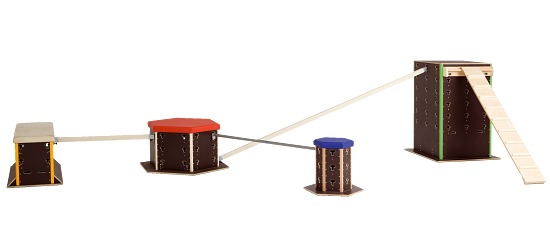 Cube Sports Parkour "Adventure-sæt V"