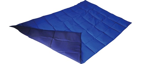 Enste Physioform Reha Schwere Decke/Gewichtsdecke 198x126 cm / Blau-Dunkelblau, Außenhülle Baumwolle