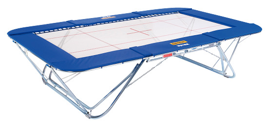 Eurotramp® Trampolin "Premium 4 x 4" Med rullestativ