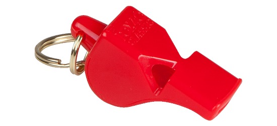 Fox 40 Schiedsrichter-Pfeife Rot