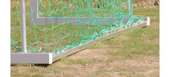 Jugendfußballtor 5x2 m, Quadratprofil, transportabel mit Bodenrahmen