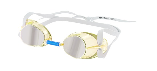 Original Malmsten-Schwedenbrille Jewel Collection Zitrin – Hellgelb