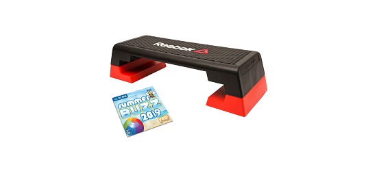 Reebok® Step mit CD „Total Hits“ Professionell