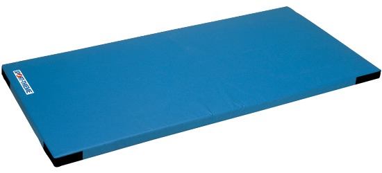 Sport-Thieme® Children's Gymnastics Mat, 150x100x6 cm With hook-and-loop corners, Blue