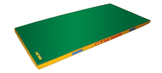 Sport-Thieme® "GTM 3000" Apparatus Gymnastics Mat 200x100x6 cm, 17 kg, Green