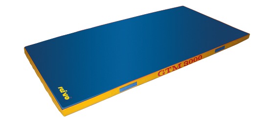 Sport-Thieme® "GTM 3000" Apparatus Gymnastics Mat 200x100x8 cm, 22 kg, Blue