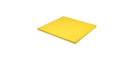 Sport-Thieme® Judomåtte Måttestørrelse ca. 100x100x4 cm, Gul