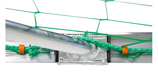 Sport-Thieme Mini-Trainingstor „Professional“ Inkl. Netz, grün (MW 10 cm), 2,40x1,60 m, Tortiefe 1,00 m