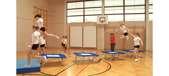 Sport-Thieme® Minitrampolin "standard" med integreret kantpolster Minitramp 112