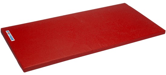 Sport-Thieme® "Super" Gymnastics Mat, 200x100x6 cm Basic, Red Polygrip