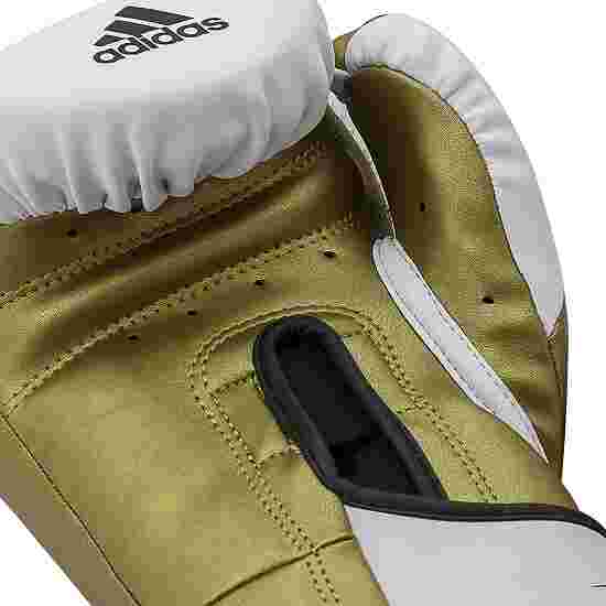 Adidas Boxhandschuhe &quot;Speed Tilt 350V&quot; Weiß-Gold, 12 oz.
