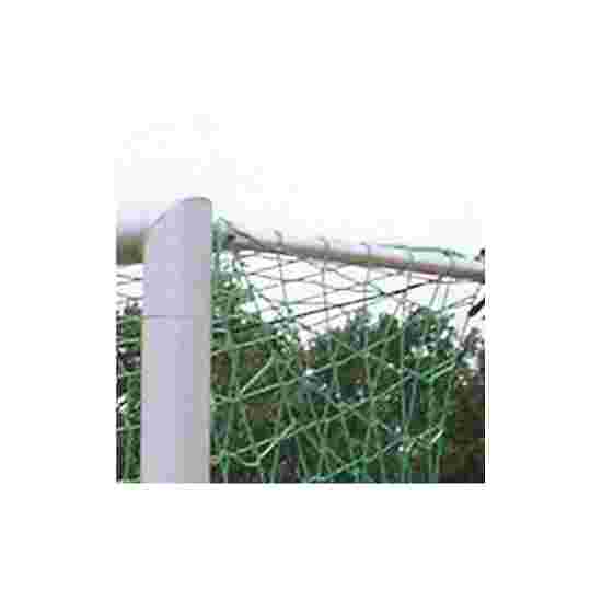 Aluminium Football Goal, 7.32x2.44 m, in Ground Sockets with Screwed Corner Joints Anodised matt silver