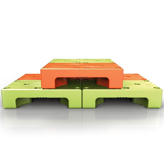 Aqquatix Aqua-Stepper &quot;Puzzle Step&quot; Grøn