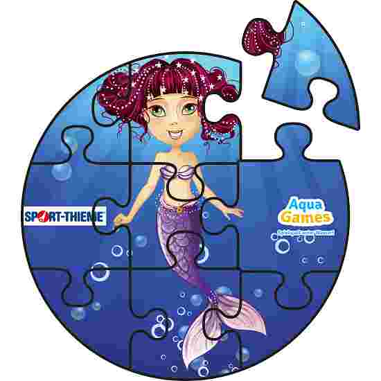 Aqua Game Puzzle Kleine Meerjungfrau, Rund