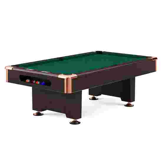 Automaten Hoffmann Billardbord &quot;Club Pro III&quot; dekor valnød 8 ft (Spillefelt 224x112 cm), Anti-plet, Grøn