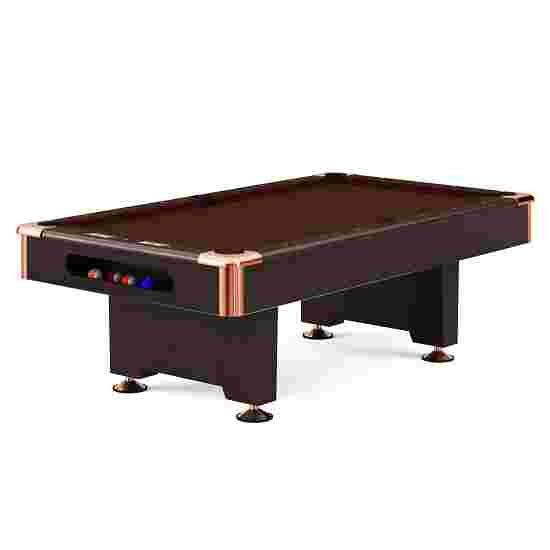 Automaten Hoffmann Billardbord &quot;Club Pro III&quot; dekor valnød 8 ft (Spillefelt 224x112 cm), Simonis 860, Chokolade