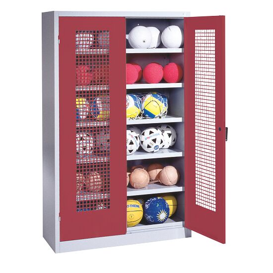 Ball Cabinet Hxwxd 195x120x50 Cm With Perforated Metal Double Doors Type 3