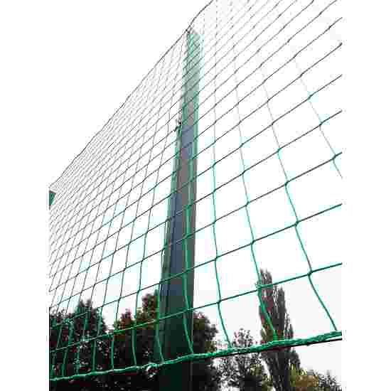 Ballfangnetz-Anlage mit Doppelstabmatte, 25 m Moosgrün, 25x4 m