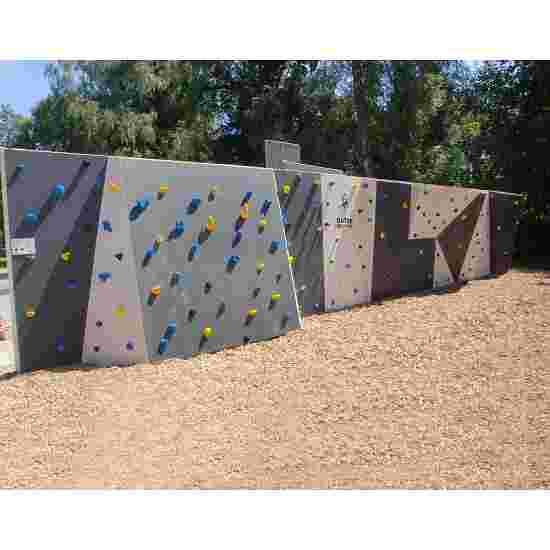 Boulderwand-byggesæt &quot;Outdoor Sport&quot;, Højde 2,48m 372 cm, Uden fremspring