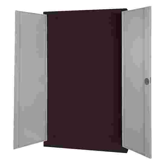 C+P Modul-Sportgeräteschrank (HxBxT: 195x120x50 cm, mit Vollblech-Flügeltüren) Lichtgrau (RAL 7035), Anthrazit (RAL 7021), Gleichschließung, Ergo-Lock Muldengriff
