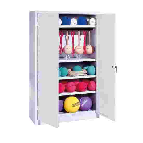 C+P Sports equipment cabinet Light grey (RAL 7035), Light grey (RAL 7035), Single closure, Handle