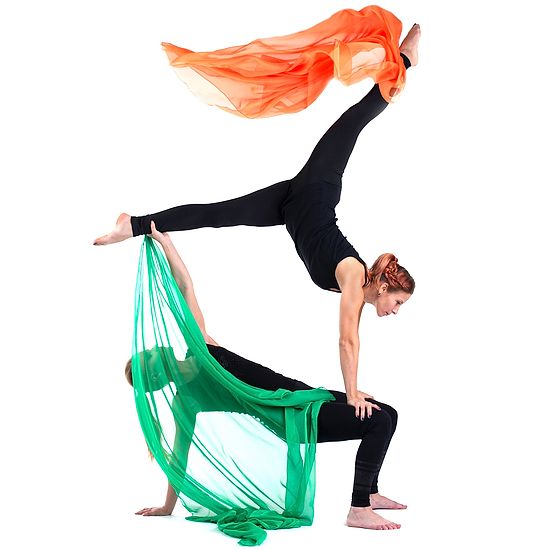 Chiffon tørklæder, jonglerings- og dansetørklæder