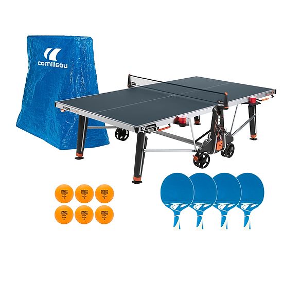 Cornilleau® Bordtennissæt Outdoor "Sport 500M" Blå