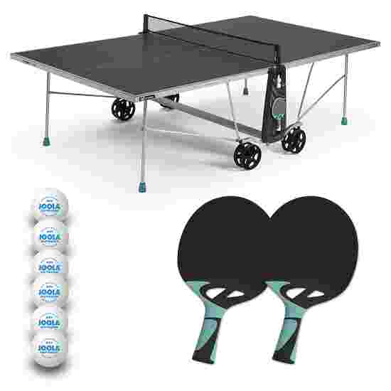 Cornilleau Tischtennis-Set &quot;100X Outdoor&quot; Grau