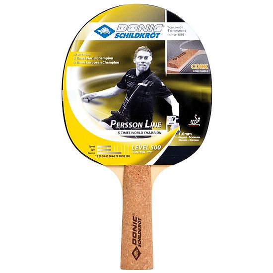 Donic Schildkröt Bordtennisbat  "Persson Line 500"