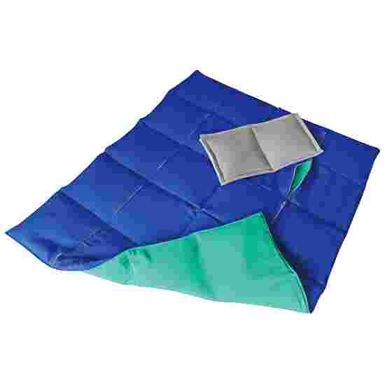 Enste Physioform Reha Gewichtsdecke 90x72 cm, Grün-Blau, Außenhülle Baumwolle