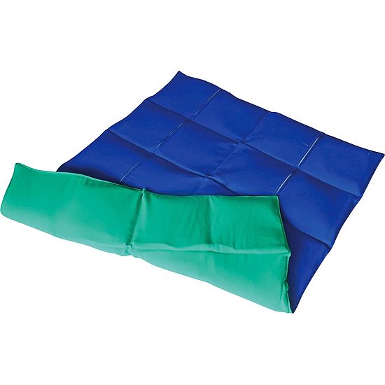 Enste® Schwere Decke/Gewichtsdecke 90x72 cm / Grün-Blau, Außenhülle Baumwolle
