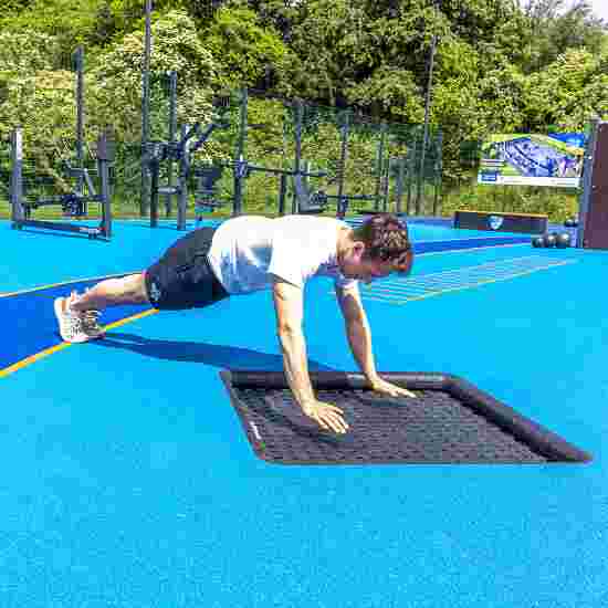 Eurotramp Bodentrampolin Kids Tramp &quot;Playground XL&quot; Sprungtuch eckig, Mit PlayPro Anschluss-/Abschlusslippe, Ohne Zusatzbeschichtung