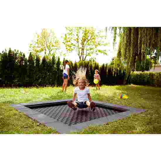 Eurotramp Bodentrampolin Kids Tramp &quot;Playground&quot; Sprungtuch eckig, Ohne Zusatzbeschichtung