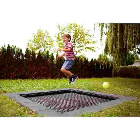Eurotramp &quot;Playground&quot; Kids’ In-Ground Trampoline Square trampoline bed, Without additional coating