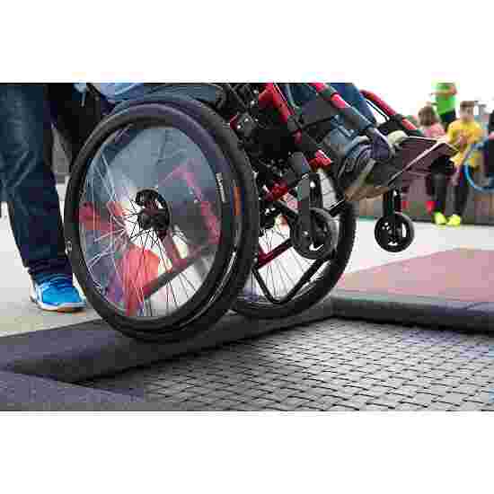 Eurotramp Rollstuhl-Bodentrampolin &quot;Playground&quot; Mit Fallschutzplatten