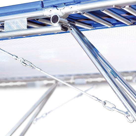 Eurotramp® Trampolin "Ultimate 4x4" Mit Rollständer, 32 mm Rahmenpolster